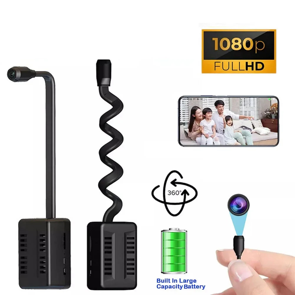 Mini WiFi Surveillance Camera 1080P Wireless Nanny Cam with Motion Detection Home Recording Security Cam for Indoor Baby Pet